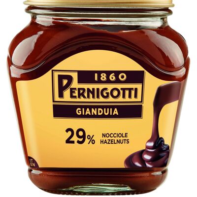 Pernigotti Gianduia – 29% hazelnut and gianduja spread –