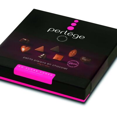 Perlege luxury Belgian chocolates sweetened with Stevia