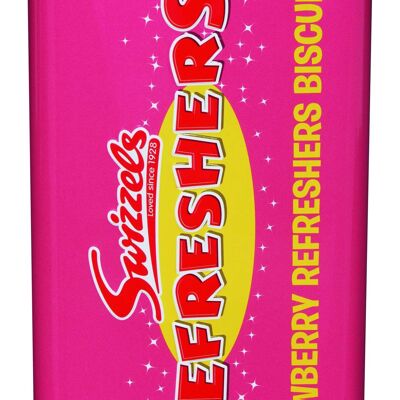 Swizzels Refreshers tin of strawberry biscuits –