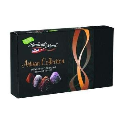 Vegan friendly Artisan selection box of assorted chocolates