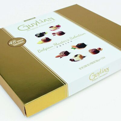 Guylian Belgian Masters Selection – 48 mini chocolates in gold box