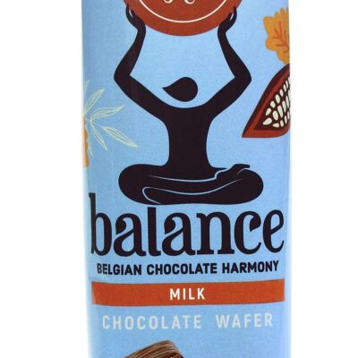 Balance reduced sugar vanilla wafer covered in milk chocolate snack bar