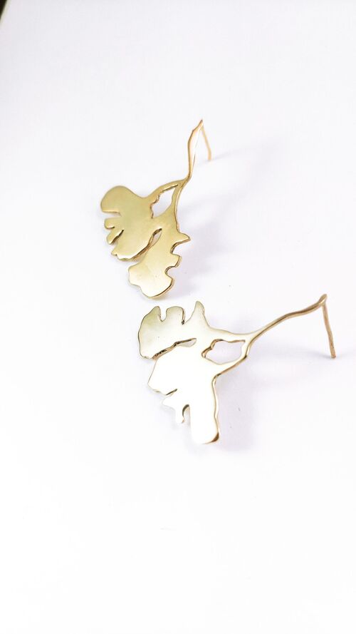Botanica II - goldplated brass