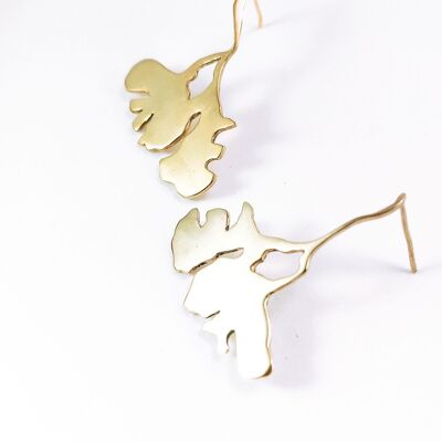 Botanica II - goldplated brass