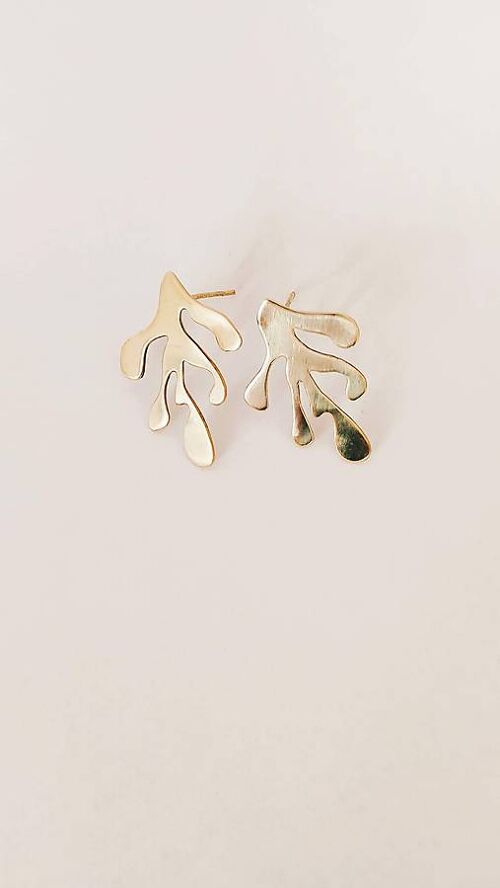 Botanica VII - goldplated brass