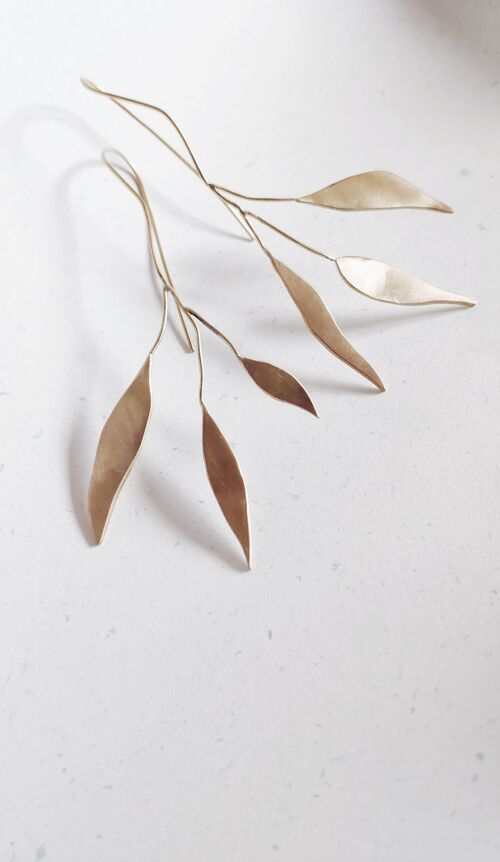 Botanica I - goldplated brass