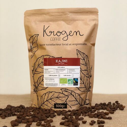 Kajwi - Pérou - Café Bio et Equitable - Grain - 500g