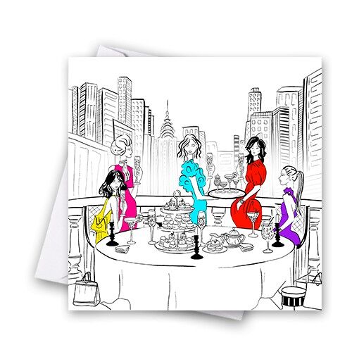 Sex in the City- Afternoon Tea Greeting Card