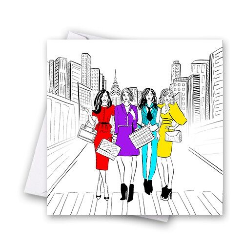 Sex in the City- City Life Greeting Card
