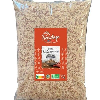 RIZ DE CAMARGUE IGP - DUO DE RIZ BIO 5 kg