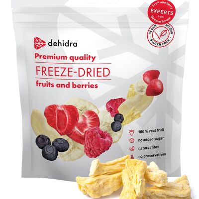 Pineapple chunks freeze-dried family pack