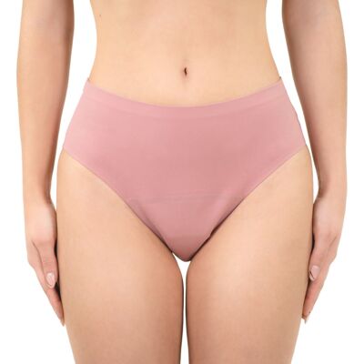 Femi.Eko® Seamless Pink Panties - Super Absorption