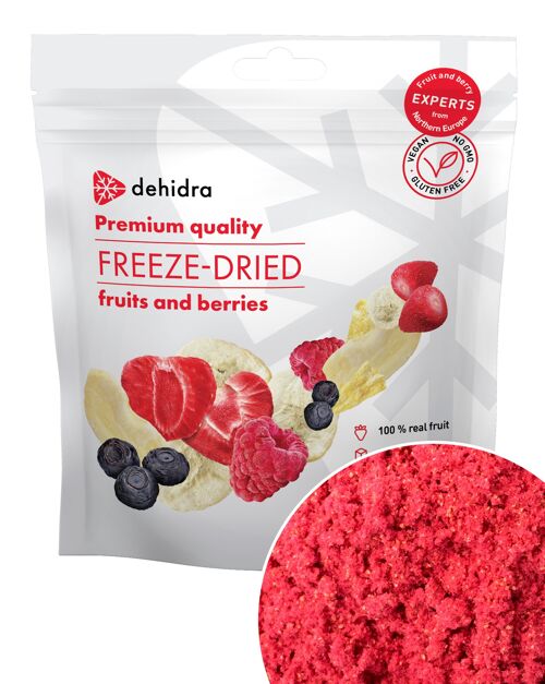 Raspberry powder freeze-dried family pack