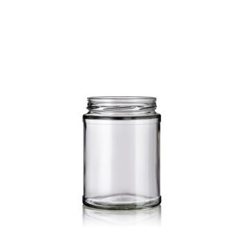 Pot en verre cylindrique 300 ml + couvercle - Palpitant 3