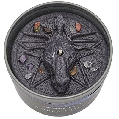 Dark Side Baphomet Amber Noir Occult Candle by Two Bad Bears