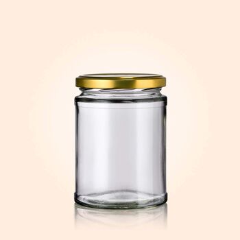Pot en verre cylindrique 500 ml + couvercle - Palpitant 5