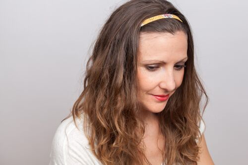 Headband l'Eyraguais moutarde