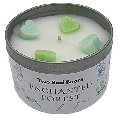 Two Bad Bears Enchanted Forest Fragranced Tin Candle