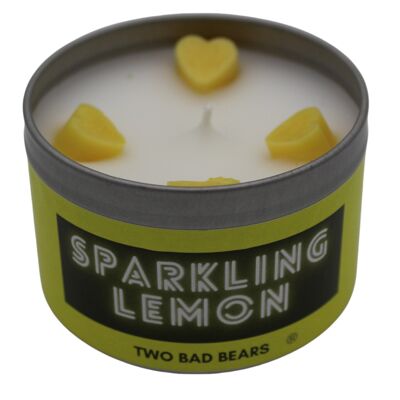 Funkelnde Lemon Tin Candle