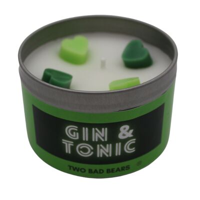 Gin & Tonic Blechkerze