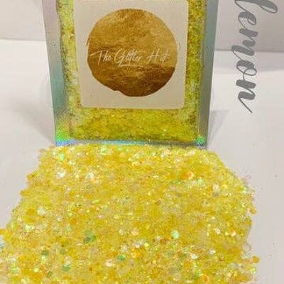 Chunky Mix Glitter - Citron