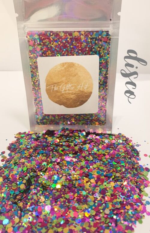 Chunky Mixed Glitter - Disco