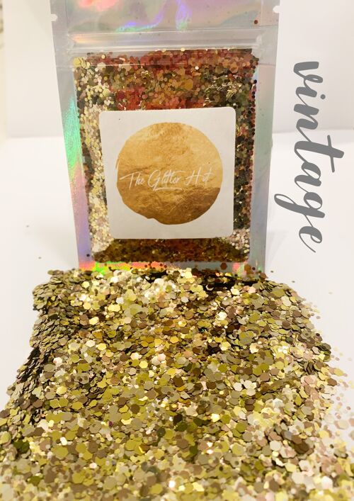 Chunky Mixed Glitter - Vintage