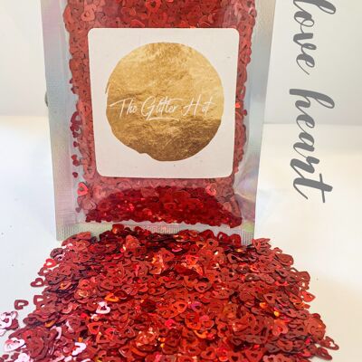 Glitter a forma - Cuore d'amore