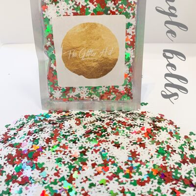 Shaped Glitter - Jingle Bells