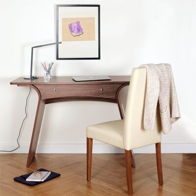Charlotte Desk / Dressing table - walnut-natural