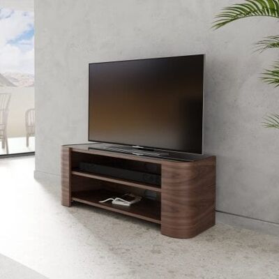 Mueble Cruz Media - roble natural Medium de 125 cm de ancho - para televisores de hasta 55"
