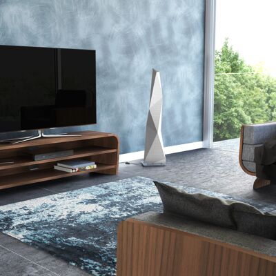 Curl TV Media Tables - Roble-natural Curl TV Media Unit Medium 120cm - para televisores de hasta 50"