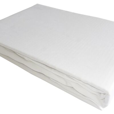 Fitted sheet 140X190 cm WHITE