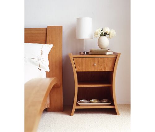 Embrace Bedside Table - oak-natural