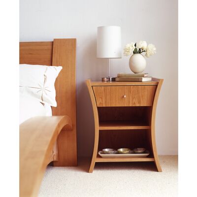 Embrace Bedside Table - oak-natural