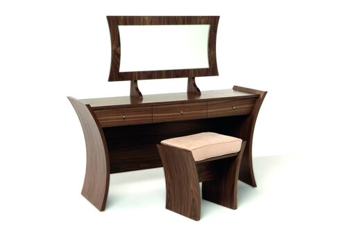 Embrace Desk / Dressing table - walnut-natural Embrace Desk/Dressing table 65cm deep