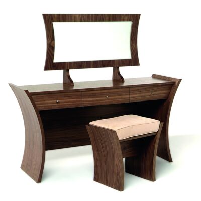 Bureau/coiffeuse Embrace - noyer naturel Bureau/coiffeuse Embrace profondeur 65cm