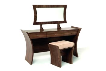 Bureau/coiffeuse Embrace - noyer naturel Bureau/coiffeuse Embrace profondeur 65cm 1