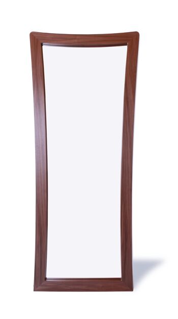 Miroir pleine longueur de luxe Embrace - noyer-naturel 3