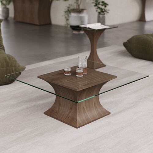 Estelle Coffee Tables - walnut-natural Estelle Coffee Table Rectangular 120cm x80cm