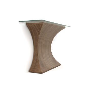 Table console Estelle - noyer naturel 2