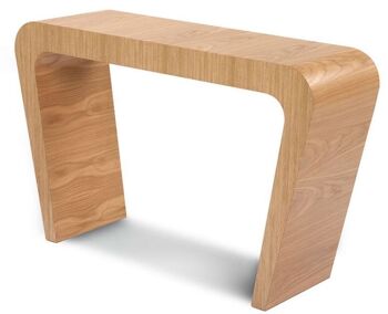 Table console Horizon - chêne naturel 2