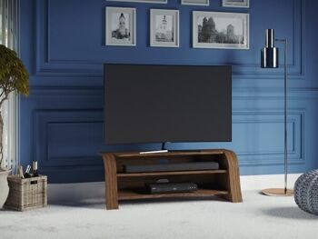 Lexi Media Unit - chêne naturel 125cm de large - pour TV jusqu'à 55"