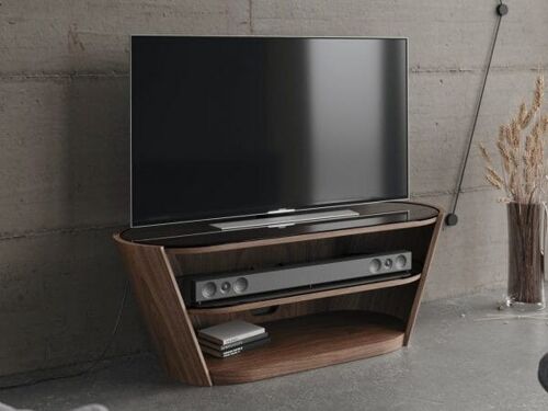 Pebble TV Media Unit 125cm - walnut-natural