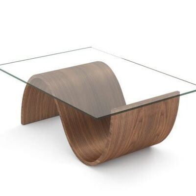 Pulse Coffee Table - walnut-natural