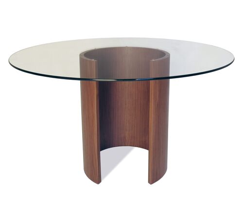 Saturn Dining tables - oak-natural - oak-silver Small 120cm Round