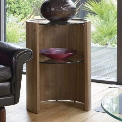 Saturn Lamp Table - rovere naturale