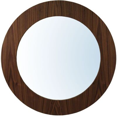 Saturn Mirror - walnut-natural