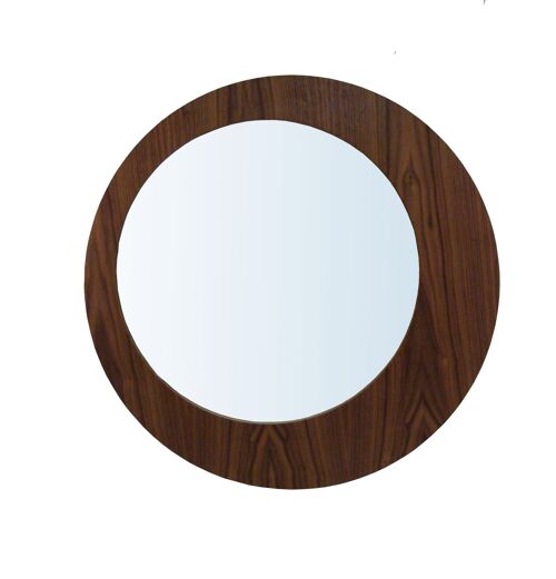 Saturn Offset Mirror - oak-natural