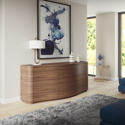 Serpico Sideboard - oak-natural Serpico sideboard 2 door 4 drawer